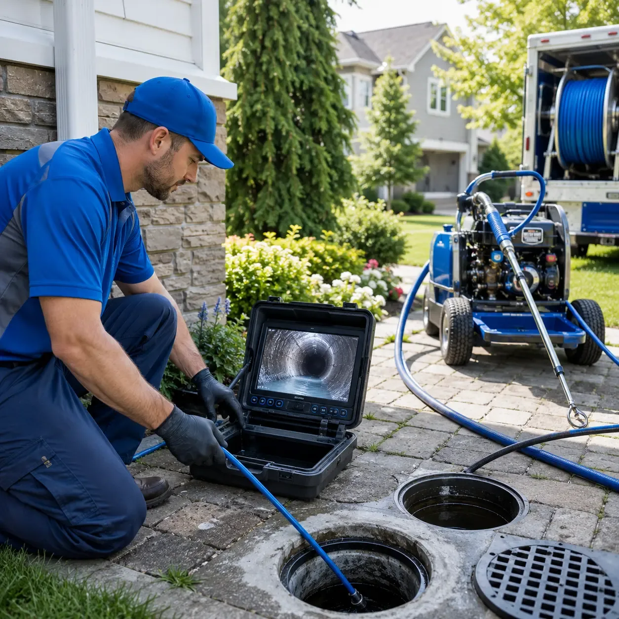 Outdoor drain cleaning professionals serving Newkirk, OK